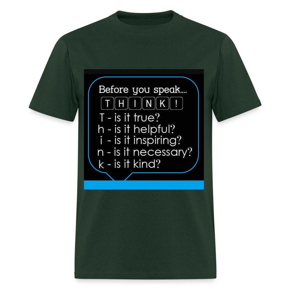 Before You Speak - Men's T-Shirt - forest green