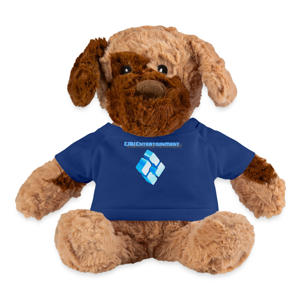 Fluffy Dog - royal blue