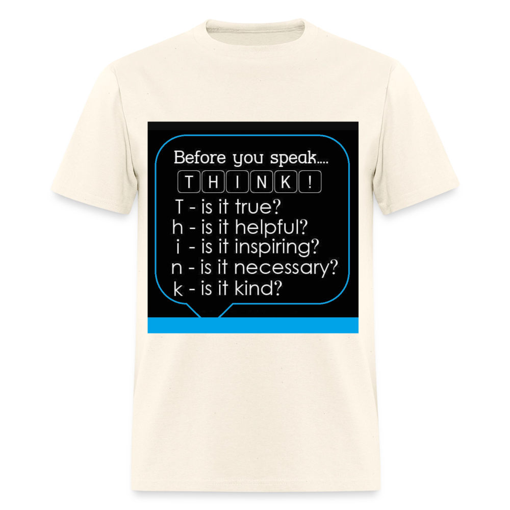 Before You Speak - Men's T-Shirt - sweet cream heather