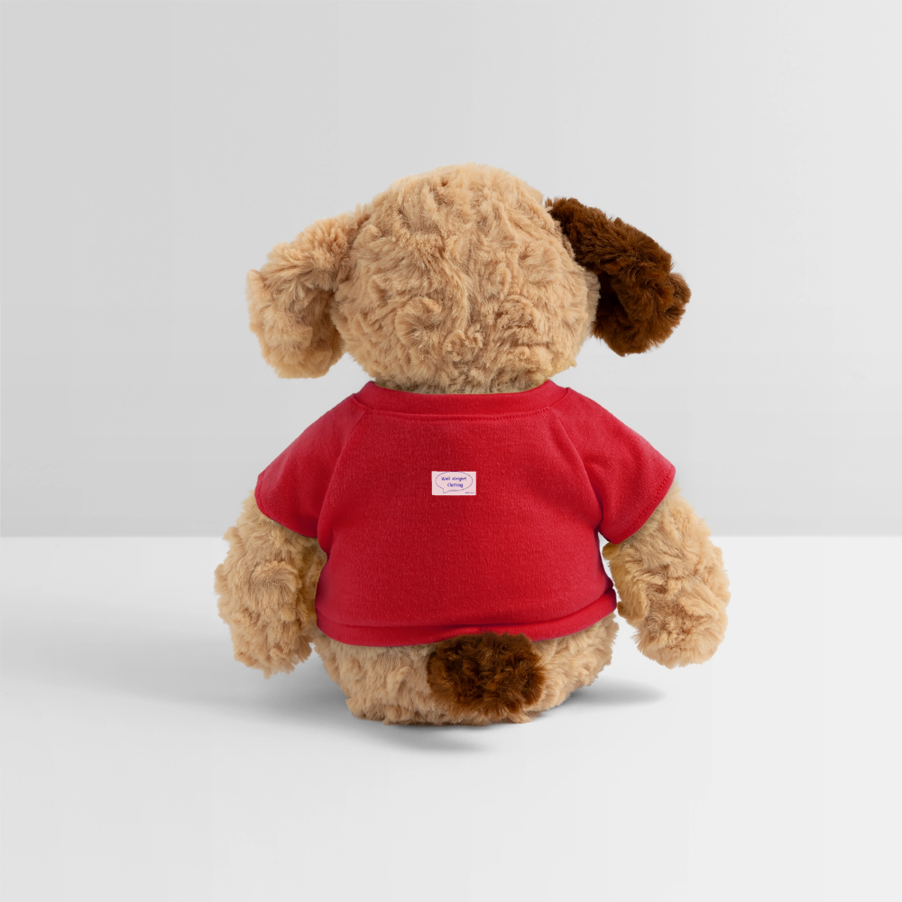 Fluffy Dog - red