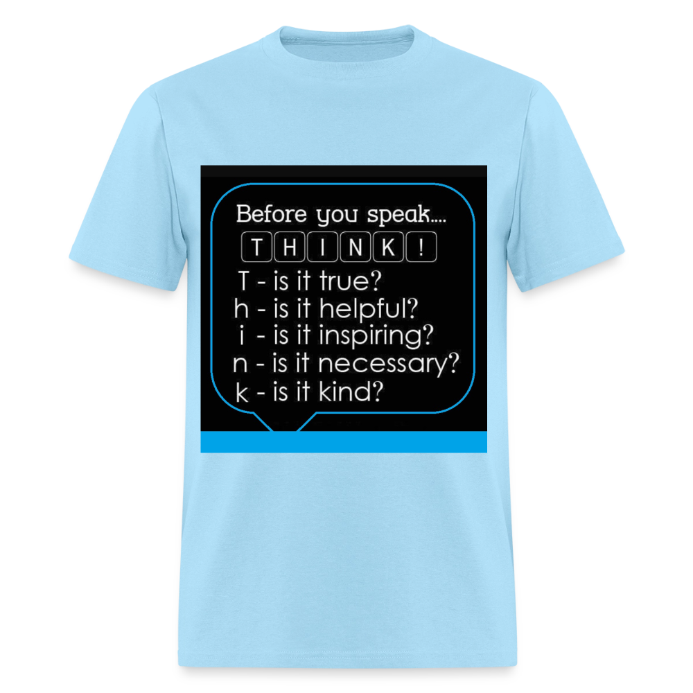 Before You Speak - Men's T-Shirt - powder blue