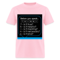 Before You Speak - Men's T-Shirt - pink