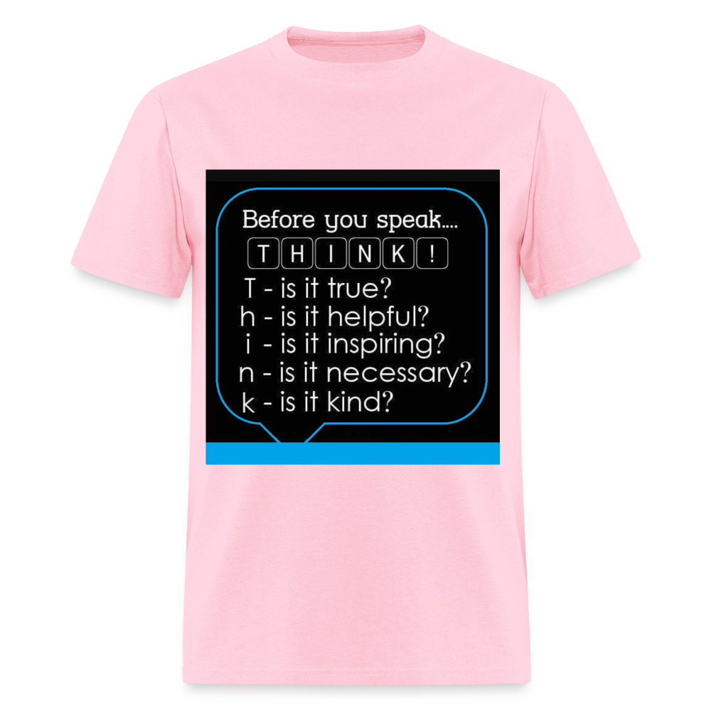 Before You Speak - Men's T-Shirt - pink