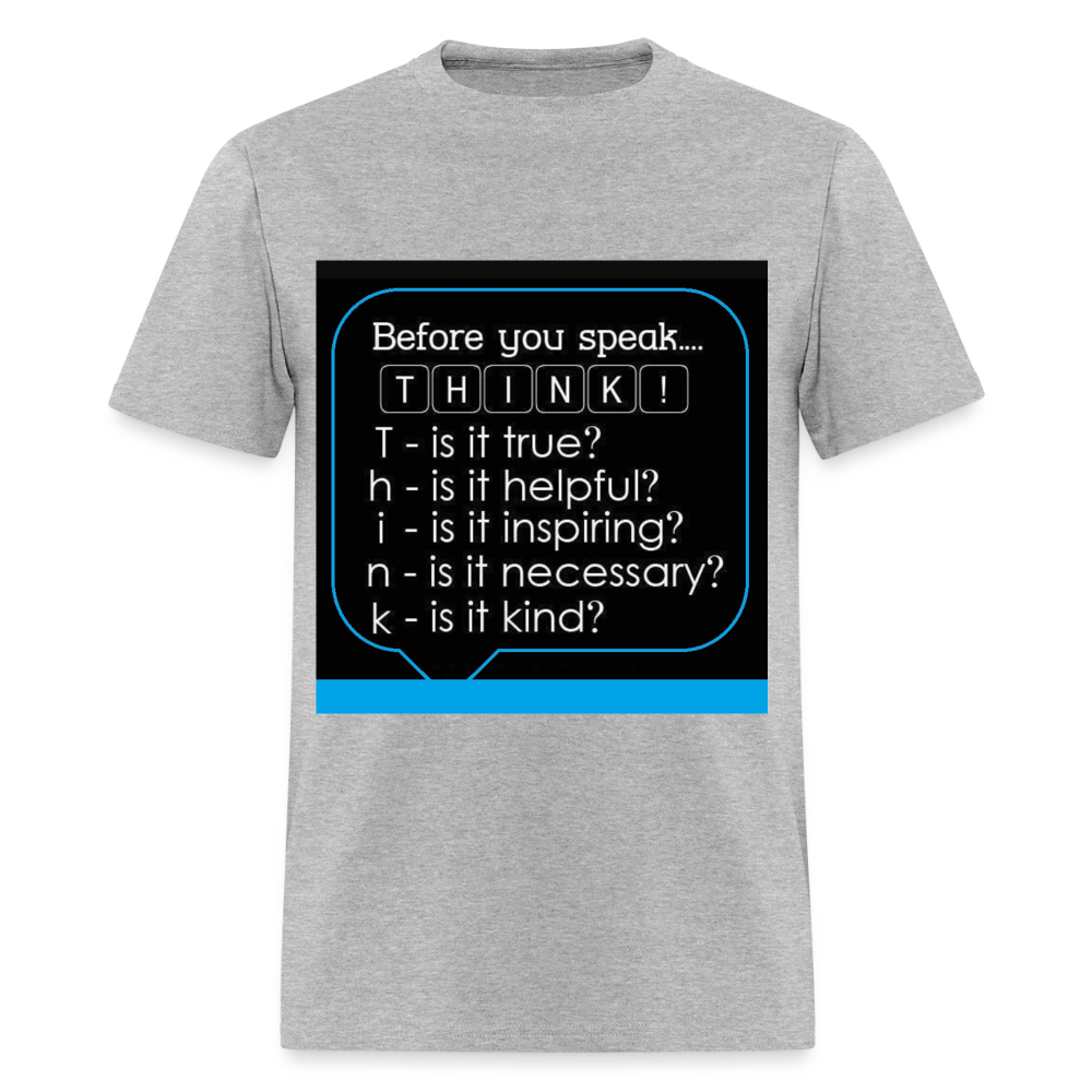 Before You Speak - Men's T-Shirt - heather gray