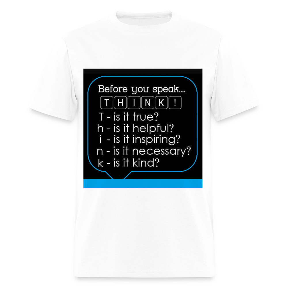 Before You Speak - Men's T-Shirt - white