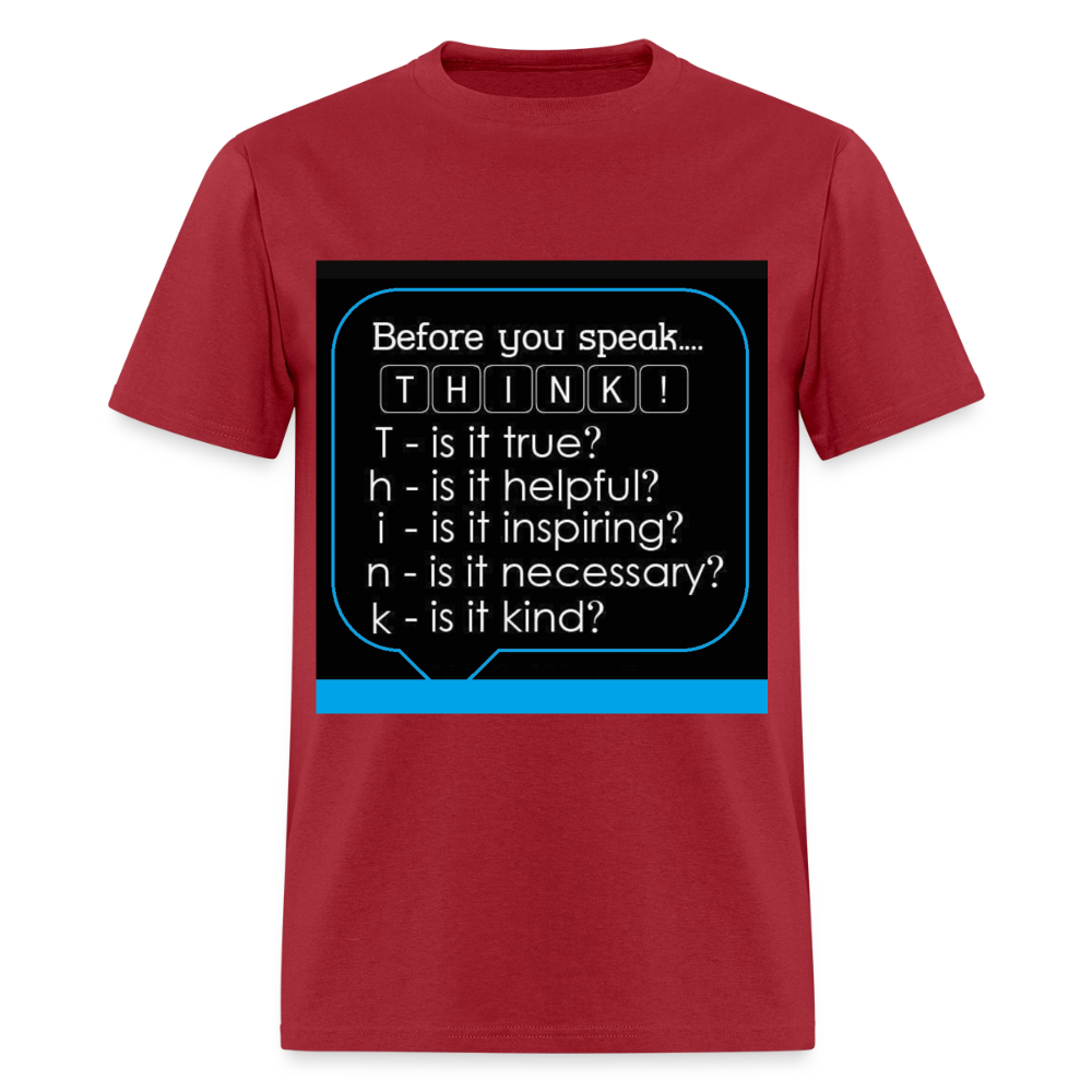Before You Speak - Men's T-Shirt - true red