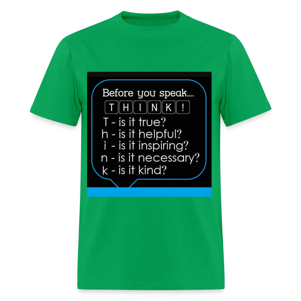 Before You Speak - Men's T-Shirt - bright green