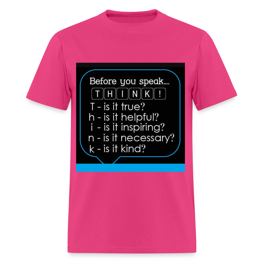 Before You Speak - Men's T-Shirt - fuchsia